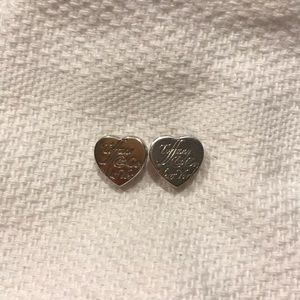 Tiffany and Co. heart earrings